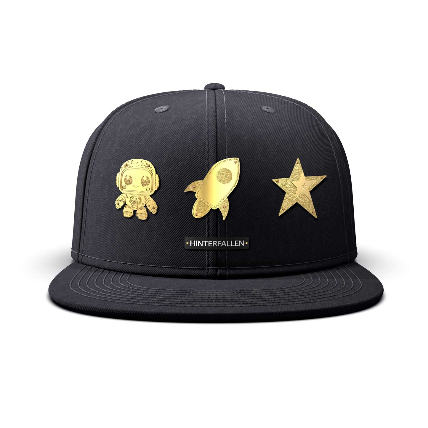Chasing Stars - Triple Gold Charm, unisex
