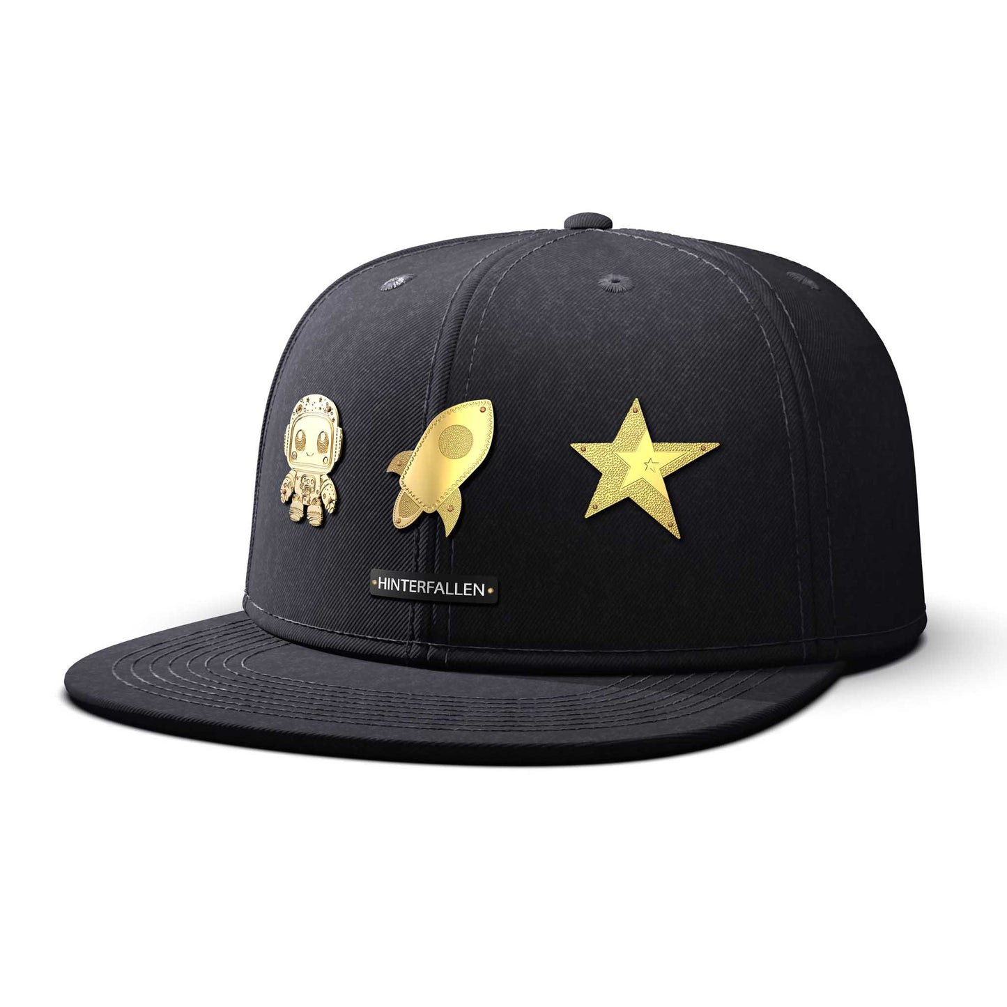 Chasing Stars - Triple Gold Charm, unisex